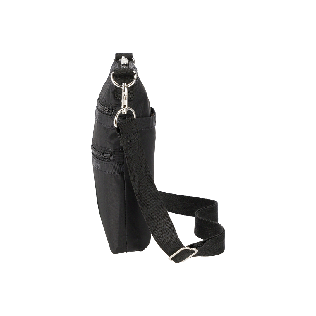 3 Zip Crossbody Recycled Black