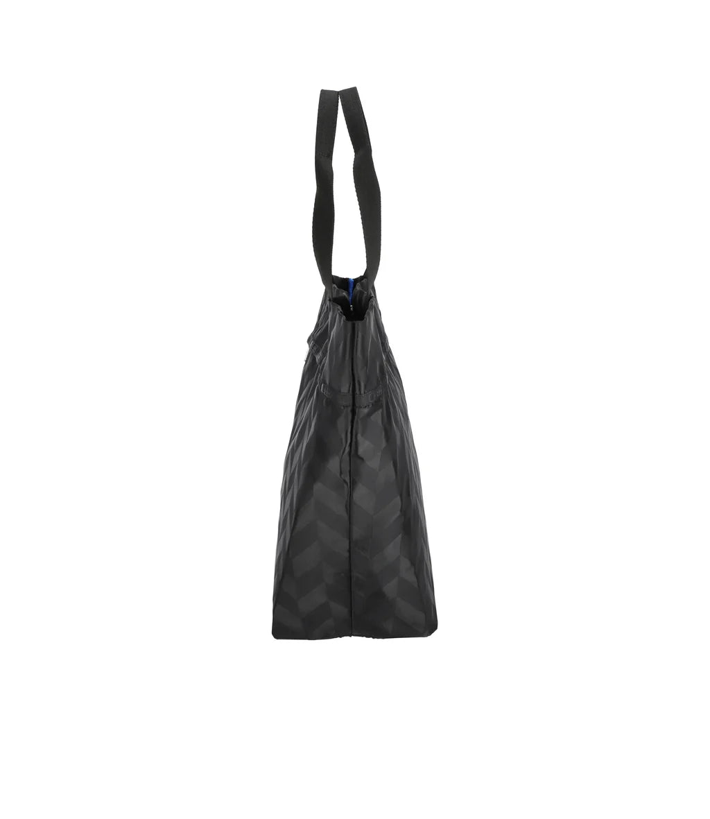 Market Tote Herringbone Jacquard