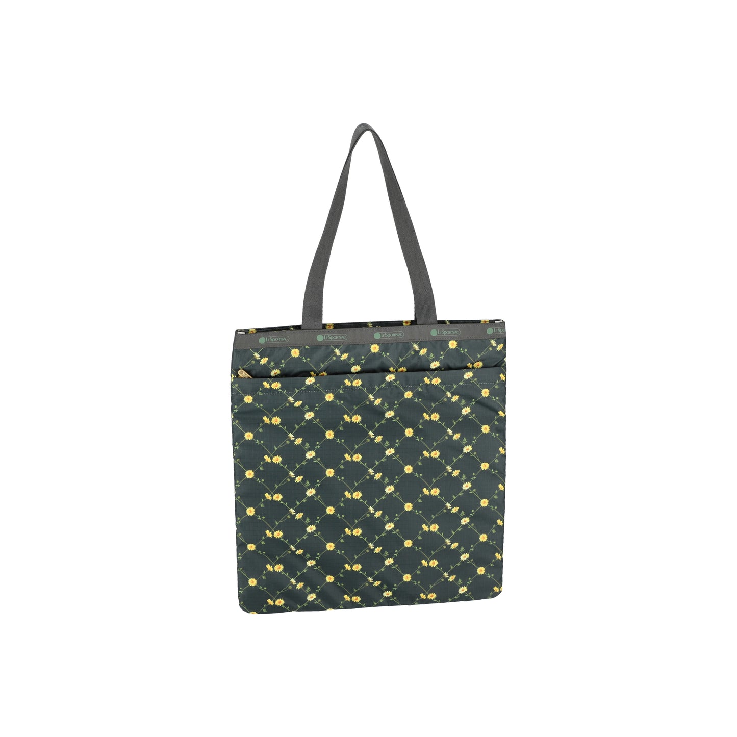 Large Emerald Tote Daisy Cross Green