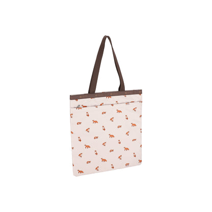 Large Emerald Tote Dashing Foxes
