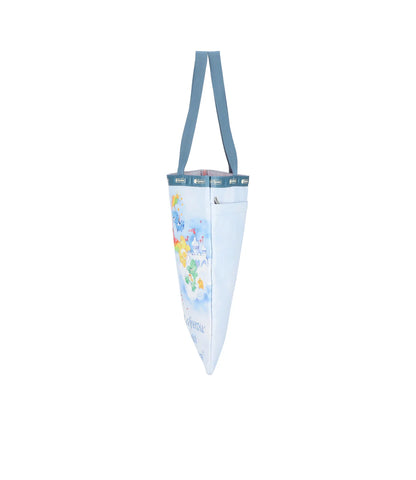 LeSportsac x Care Bears Large Emerald Tote Care Bears Rainbow Sky