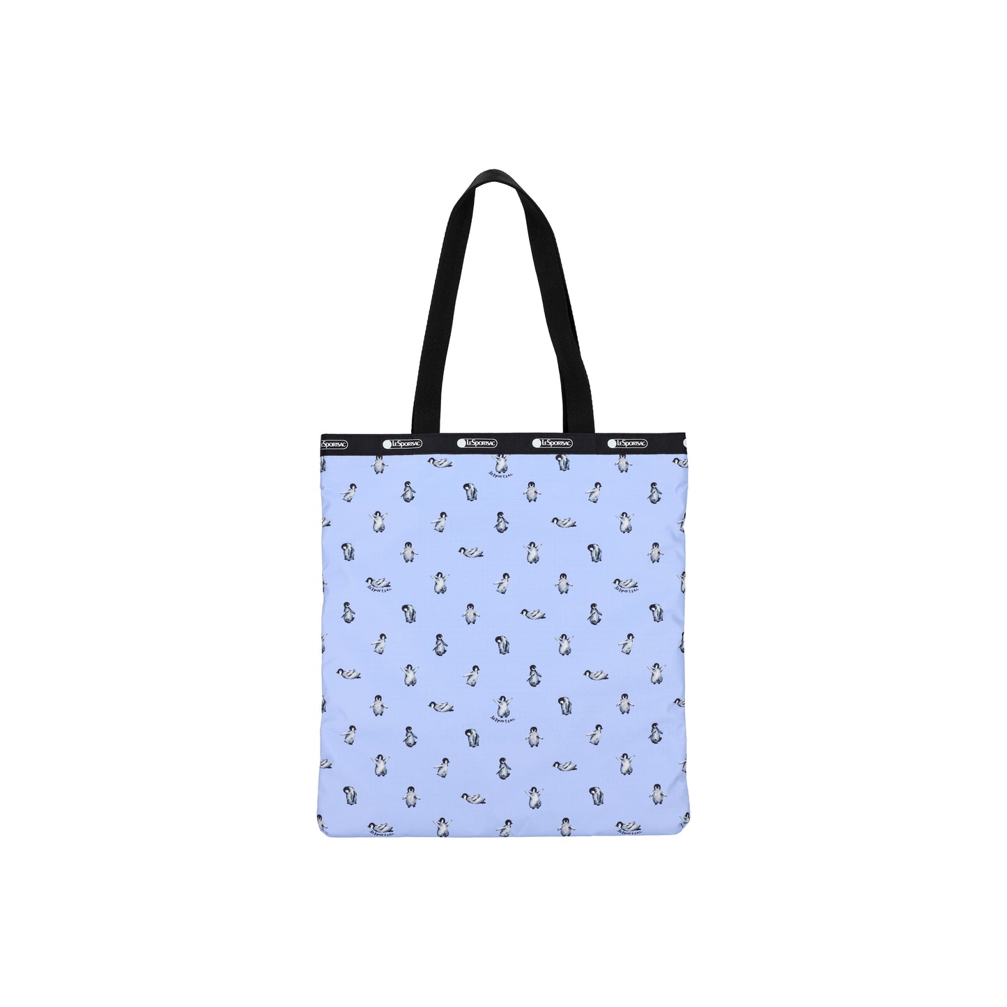 Large Emerald Tote Petite Penguins Black