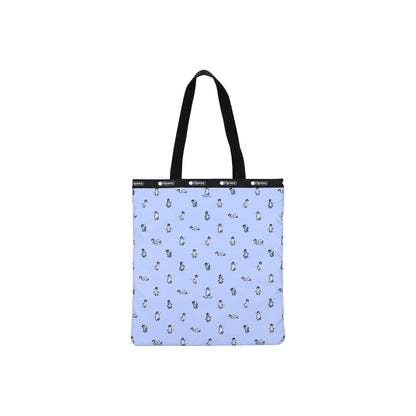 Large Emerald Tote Petite Penguins Black