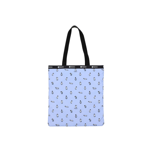 Large Emerald Tote Petite Penguins Black