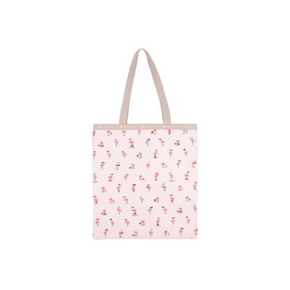 Large Emerald Tote Flamingo Party