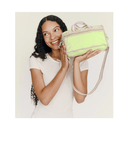 Mini Duffel Crossbody Spectator Lime/Bone