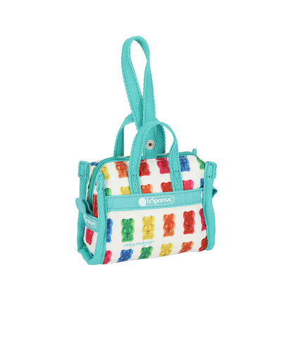 Lesportsac x Haribo Micro Weekender Charm Haribo Gummy Bears Mint