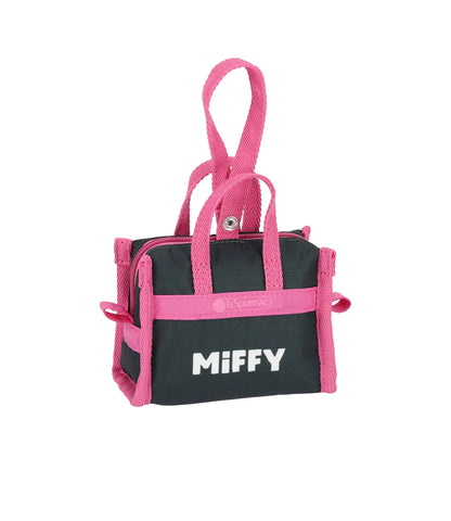 LeSportsac x Miffy Micro Weekender Charm Miffy Green/Pink