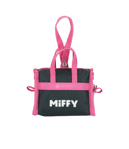 LeSportsac x Miffy Micro Weekender Charm Miffy Green/Pink