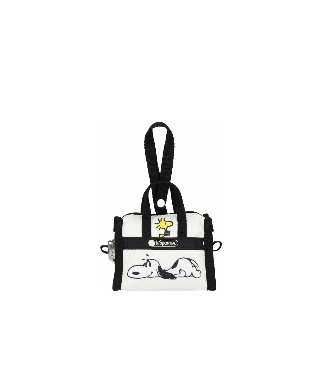 LeSportsac x Peanuts  Micro Weekender Charm Adventurous Pair