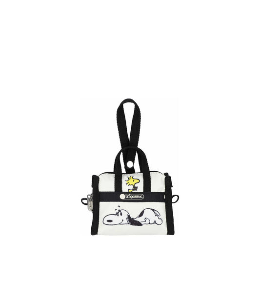 LeSportsac x Peanuts  Micro Weekender Charm Adventurous Pair