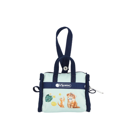 Micro Weekender Charm Tropical Meow Cat