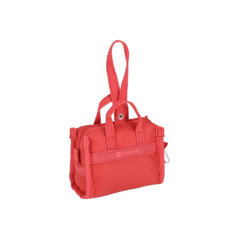 Micro Weekender Charm Rosey Red