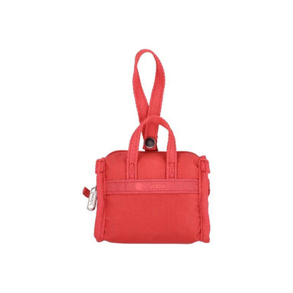 Micro Weekender Charm Rosey Red