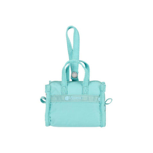 Micro Weekender Charm Pale Turquoise