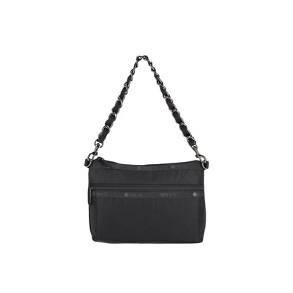 Chain Cosmetic Clutch Onyx Chain Quilt