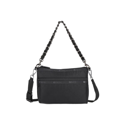 Chain Cosmetic Clutch Onyx Chain Quilt