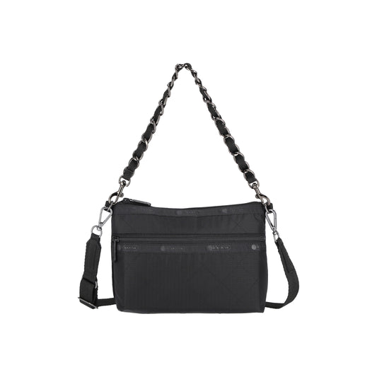 Chain Cosmetic Clutch Onyx Chain Quilt