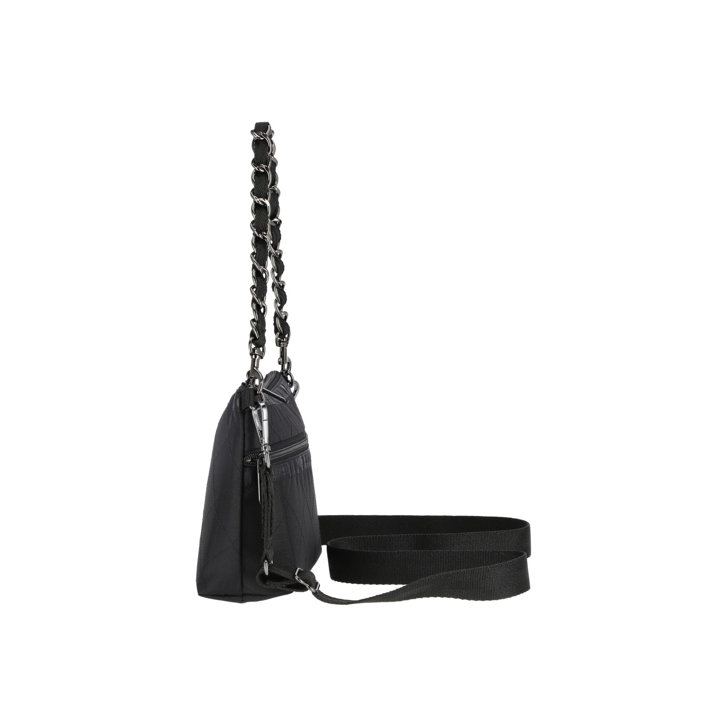 Chain Cosmetic Clutch Onyx Chain Quilt