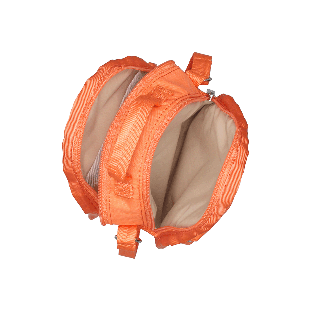Tangerine Micro Shoulder Crossbody Bag