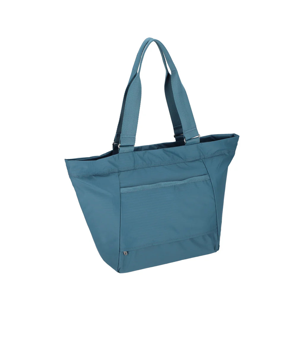 Medium E/W Tote Blue Indigo