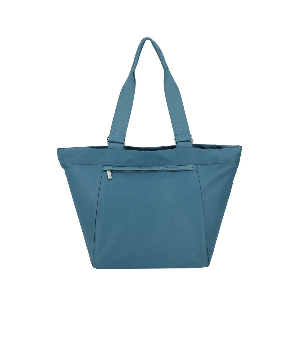 Medium E/W Tote Blue Indigo