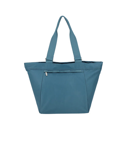 Medium E/W Tote Blue Indigo