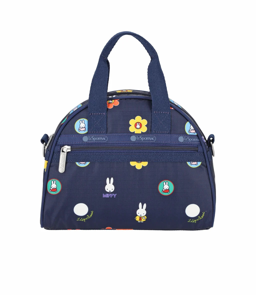 Lesportsac x Miffy Round Small Satchel Miffy Navy Polka Dot Acc
