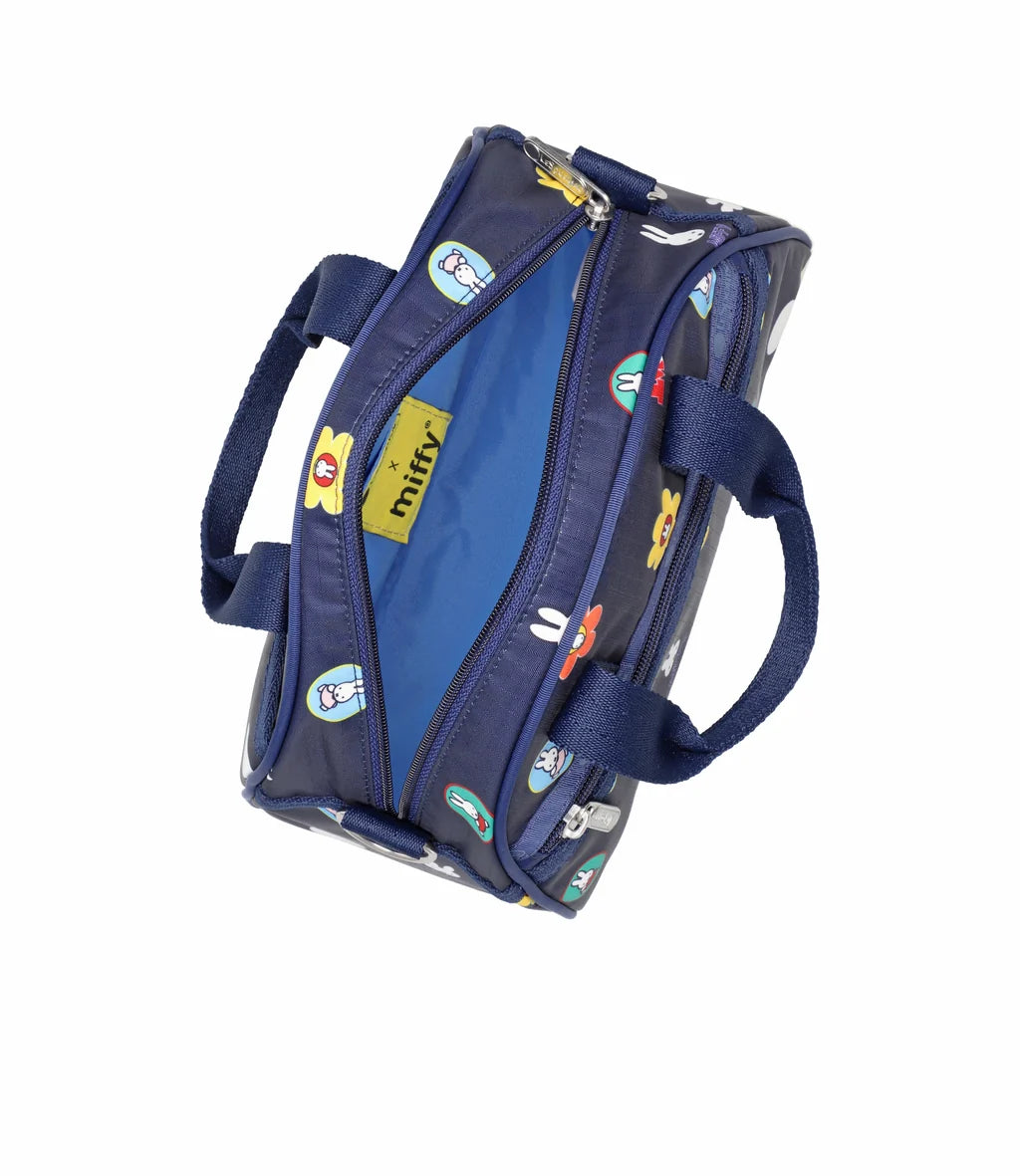 Lesportsac x Miffy Round Small Satchel Miffy Navy Polka Dot Acc
