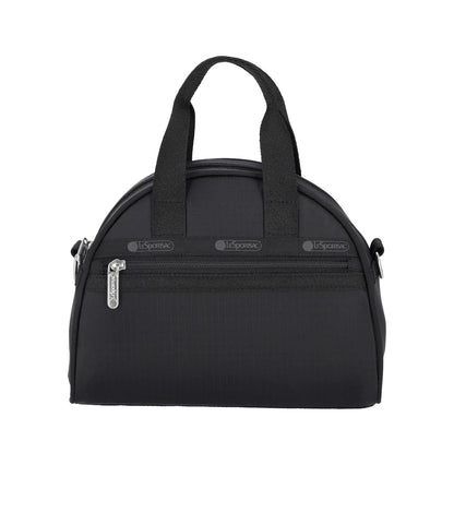 Round Small Satchel Recycled Black