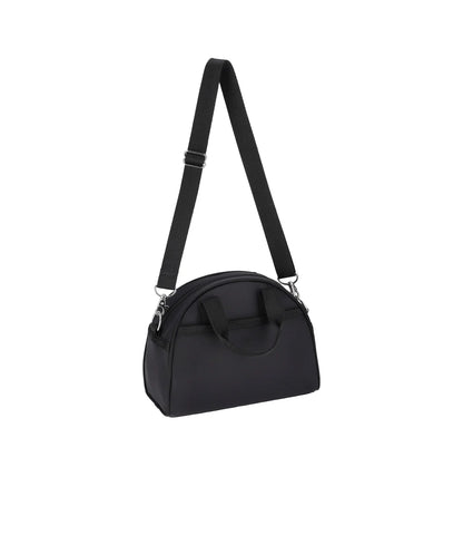Round Small Satchel Recycled Black