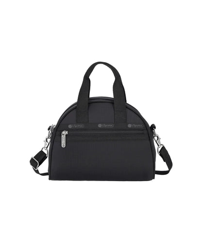 Round Small Satchel Recycled Black