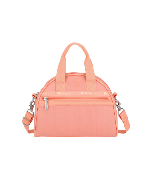 Round Small Satchel Coral Punch