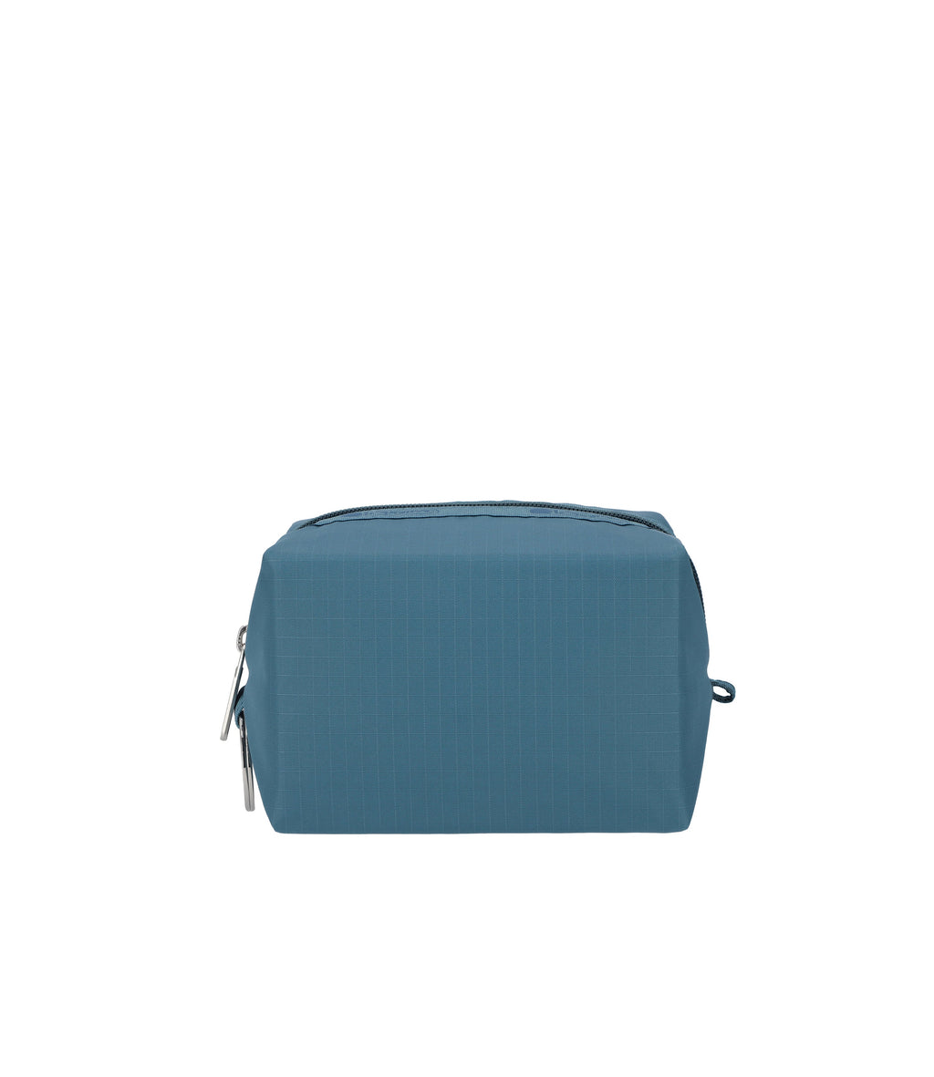 Small Zip Pouch Blue Indigo
