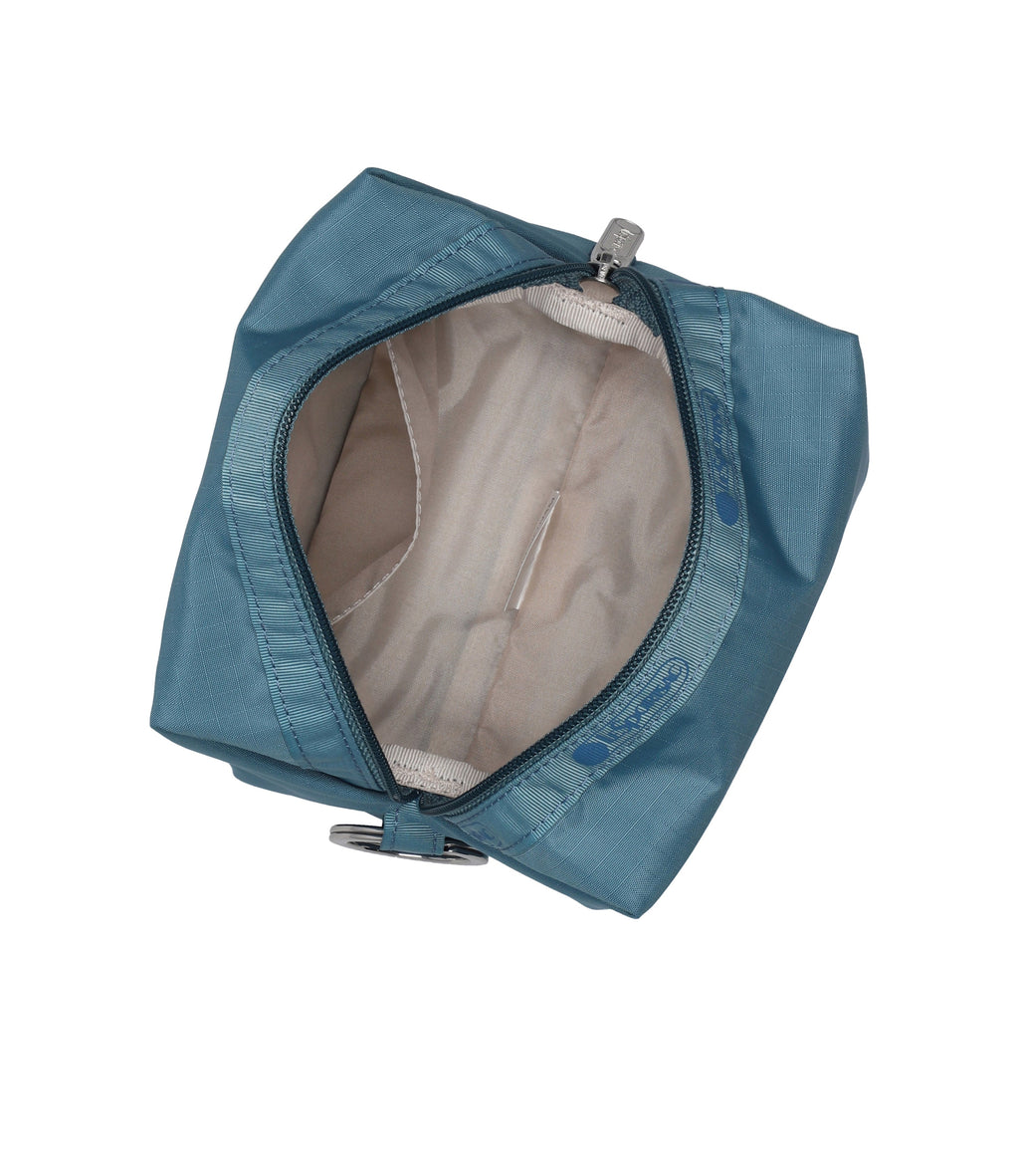 Small Zip Pouch Blue Indigo