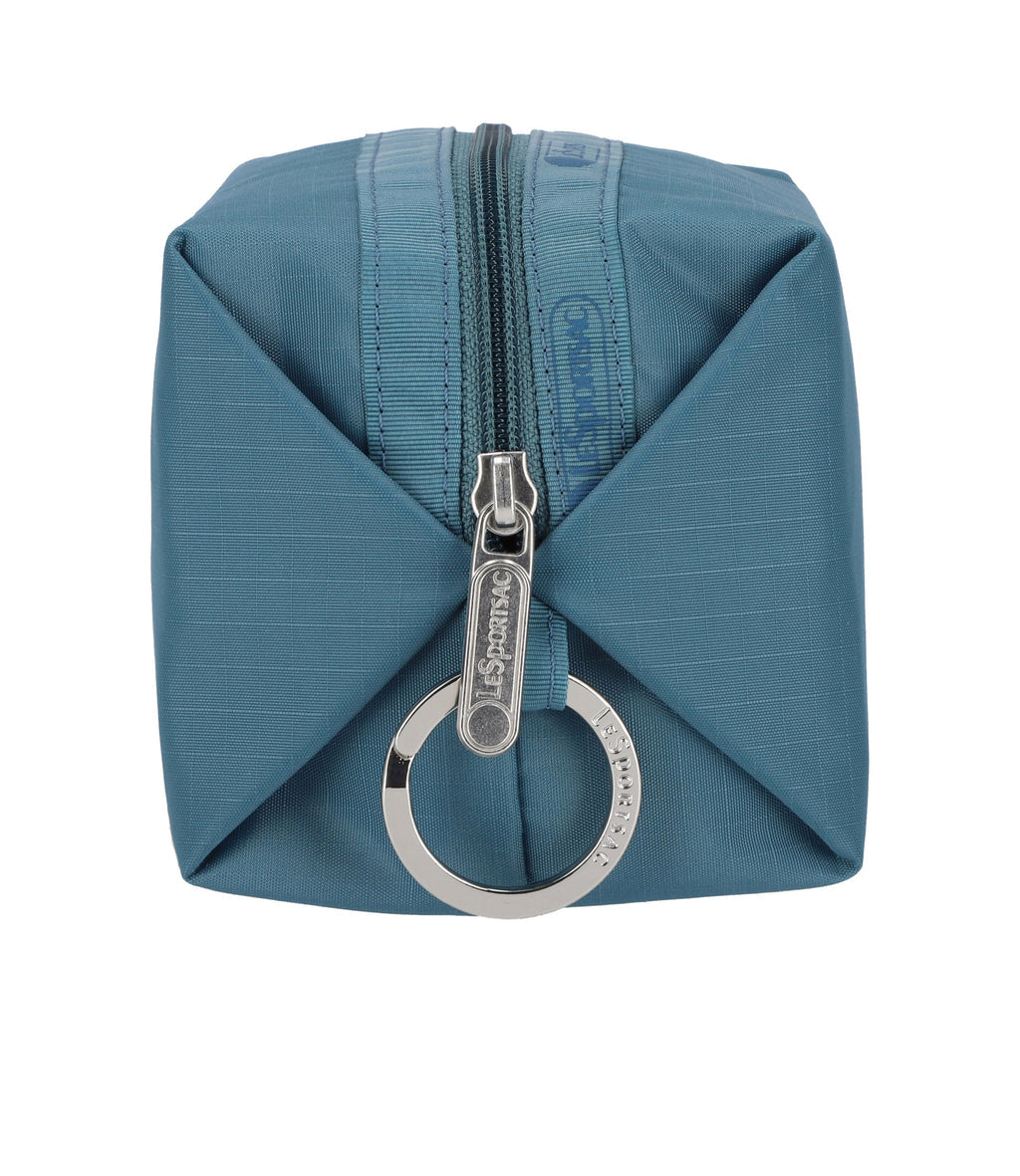 Small Zip Pouch Blue Indigo