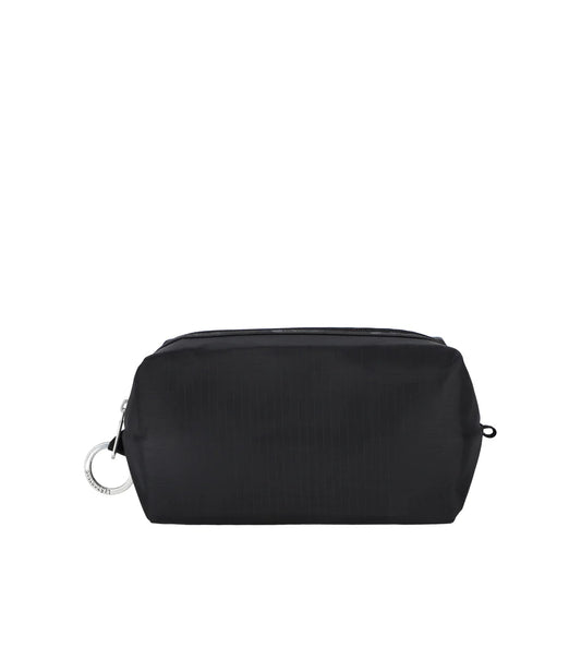 Large Zip Pouch Recycled Black