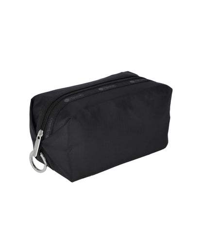 Large Zip Pouch Recycled Black