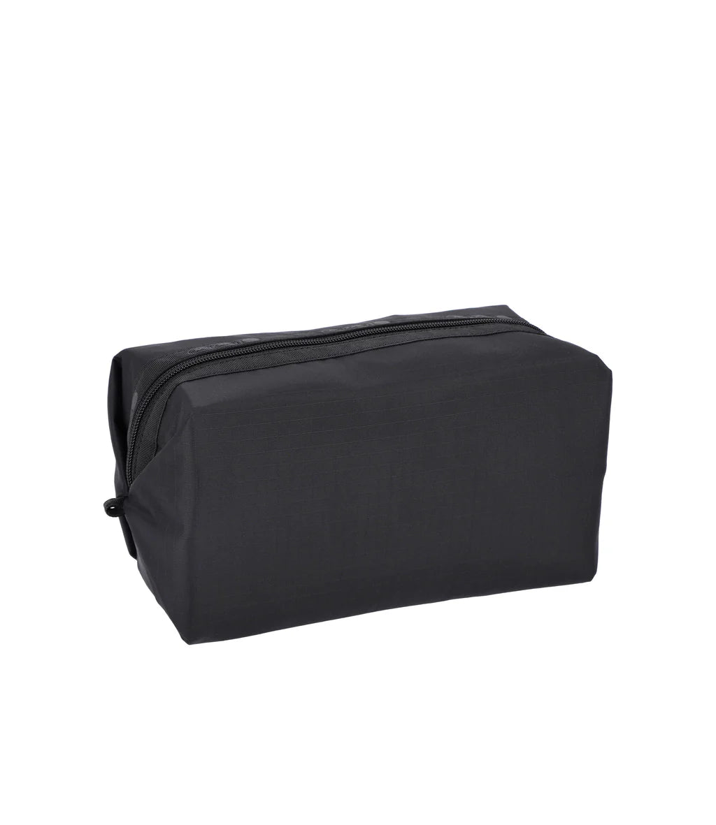 Large Zip Pouch Recycled Black