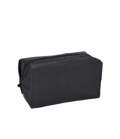 Large Zip Pouch Recycled Black