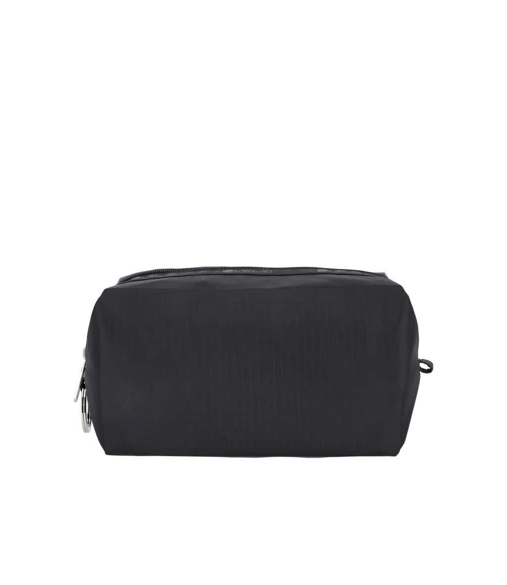 Large Zip Pouch Recycled Black