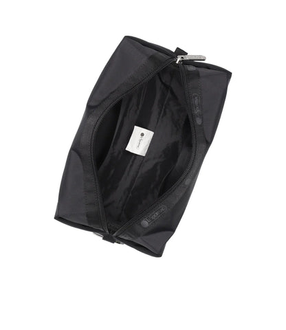 Large Zip Pouch Recycled Black