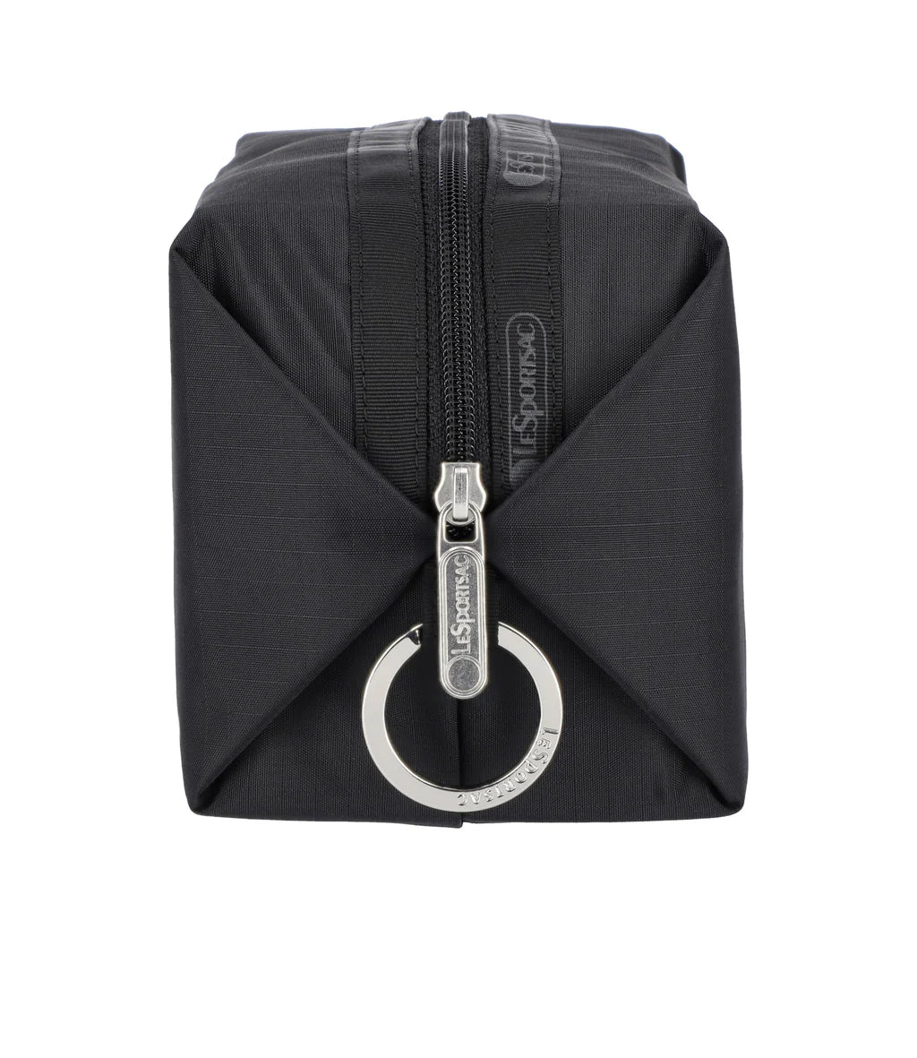 Large Zip Pouch Recycled Black