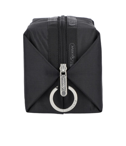 Large Zip Pouch Recycled Black