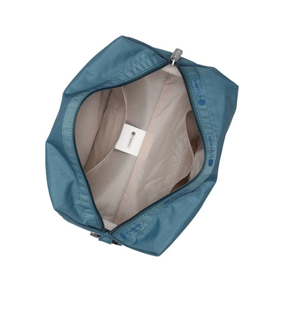 Large Zip Pouch Blue Indigo