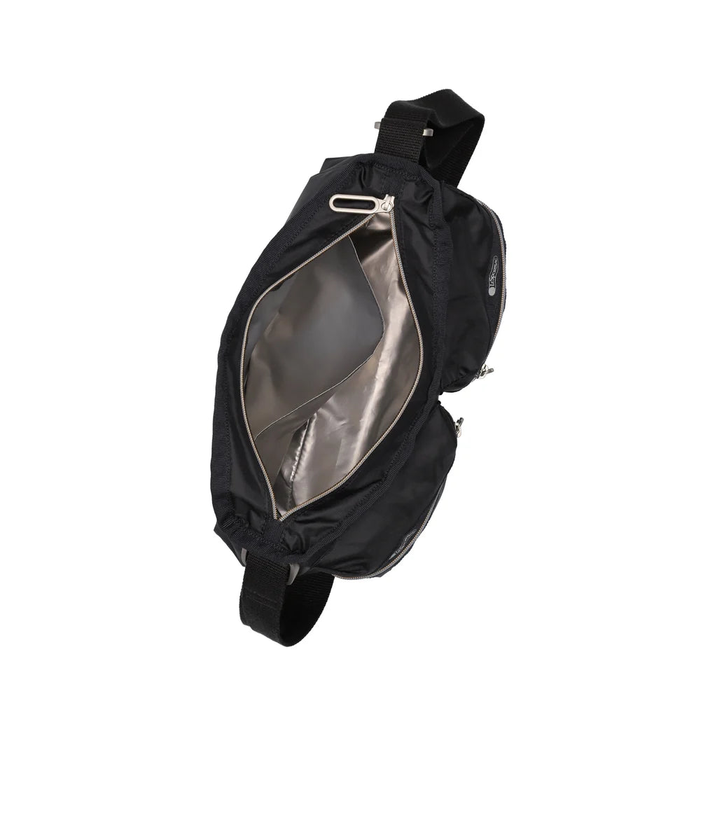 Essential Zip Crossbody True Black C