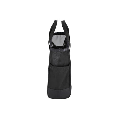 Sheer Medium Open Tote Black Sheer