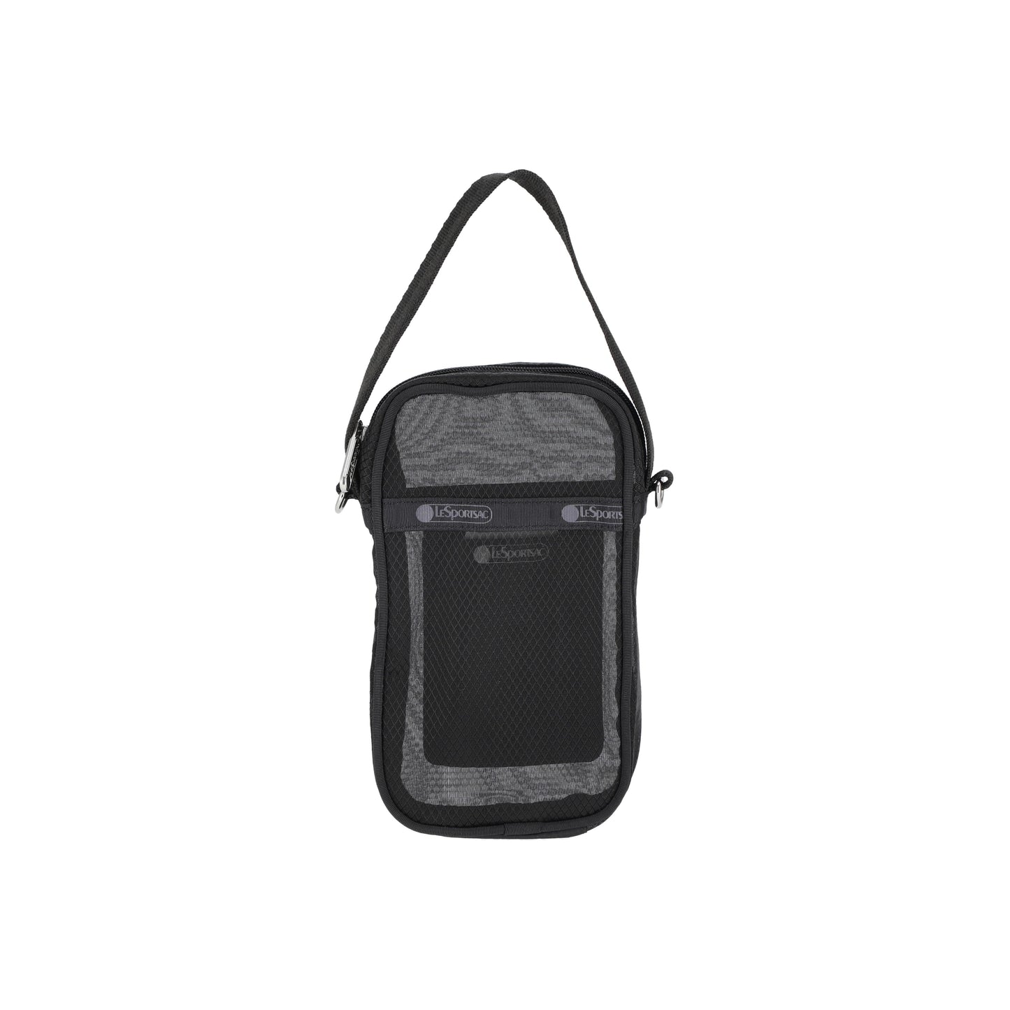 Sheer Mini Phone Crossbody Black Sheer