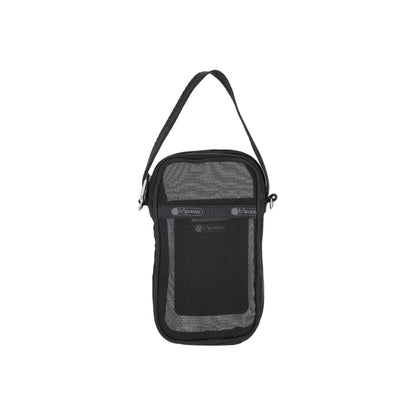 Sheer Mini Phone Crossbody Black Sheer