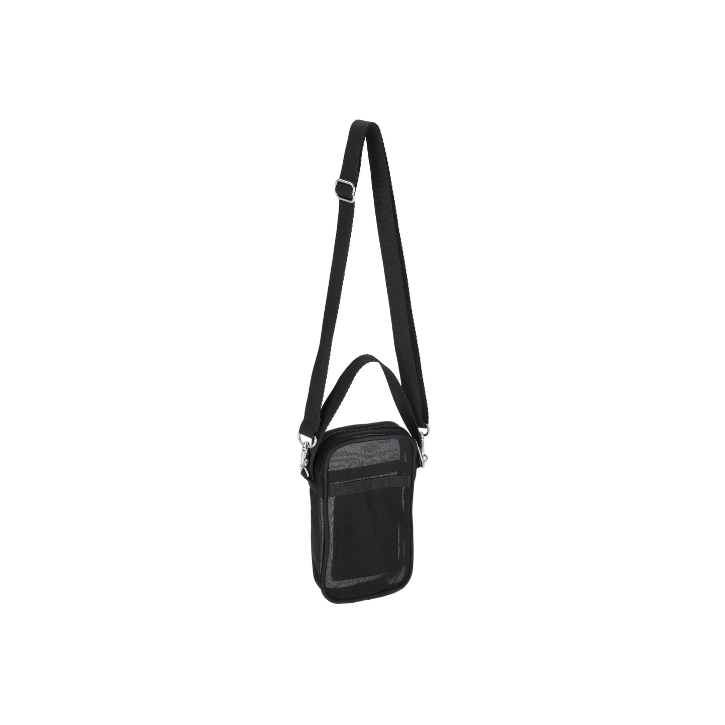 Sheer Mini Phone Crossbody Black Sheer